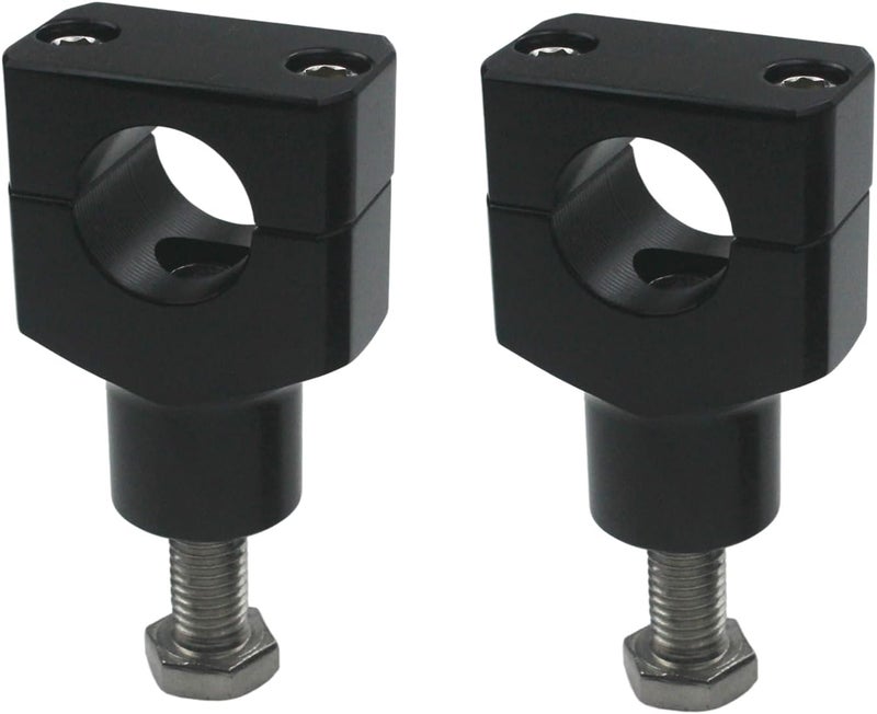 Adsspro Universal Motorcycle 1" 25MM CNC Aluminum Handlebar Handle Risers Adjustable Fat Bar Adapter Mount Clamps Universal For KLR650 2006 WR250F TW200 CRF250L motorbike - Image 1